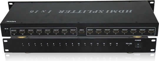 Splitter Vcom Dd4116 1x Intrare Hdmi La 16x Ieșiri Hdmi