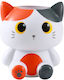 I-total Orange Cat Pencil Holder 11.5cm Xl3014