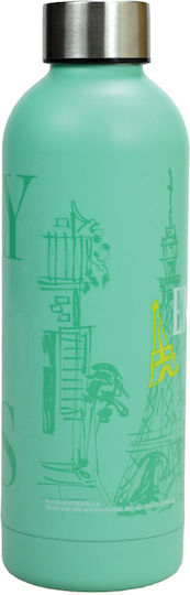 Gim Emily In Paris Kids Water Bottle Thermos Stainless Steel with Screw Cap Non Spill GIM Stainless Steel Emily In Paris 530ml