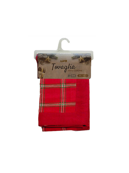 General Trade Christmas Tablecloth Fabric Plaid...