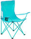 Camping Folding Chair Beach Turquoise 54x54x87cm