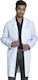 Cherokee Men's White Medical Dressing Gown Cotton and Polyester