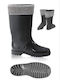 Lemigo Work Wellies Black