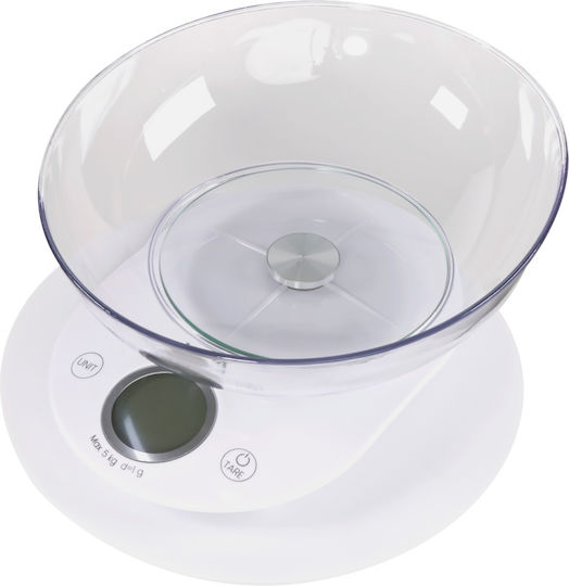 Vivax Digitale Küchenwaage mit Eimer bis 5kg Weiße