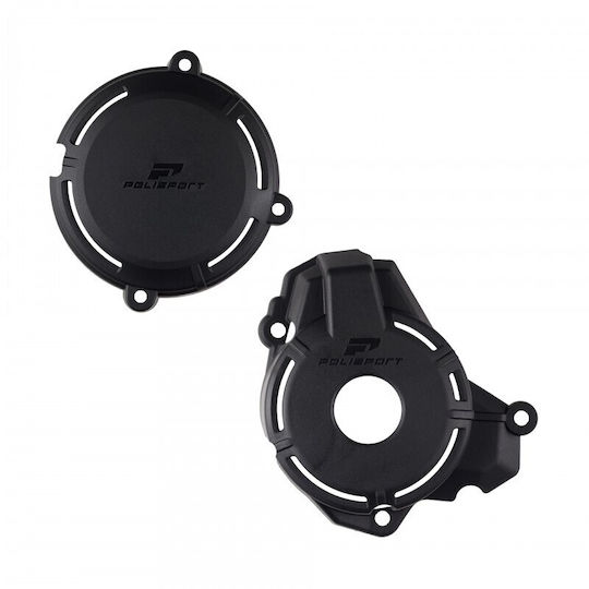 Καλυμματα Κινητηρα Sherco Sef '250-'300 '24 Μαυρο Pol-off91587 Polisport