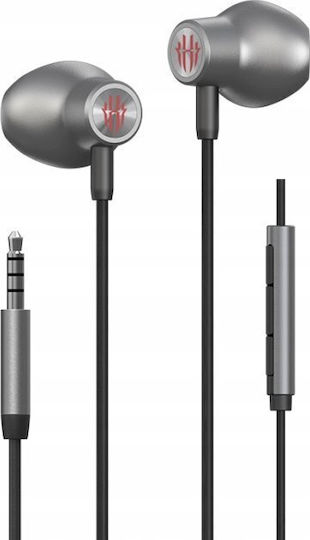 Nubia In-ear Handsfree Ακουστικά με Βύσμα 3.5mm Γκρι
