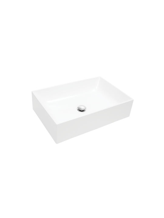 Turtl Επικαθήμενος Νιπτήρας Πορσελάνης 60x40cm ...