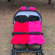 Kinderwagen-Fußsack Rot
