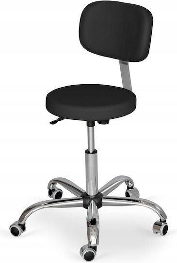 Habys Medical Stool with Backrest Black G-TAK015014