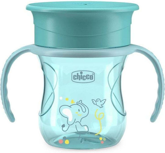 Chicco Baby Cup Perfect made of Plastic Blue 200ml for 12m+m+