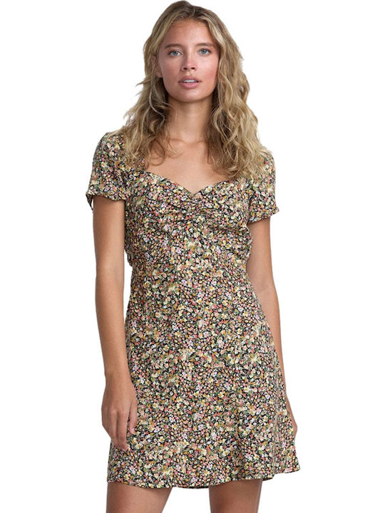 Summer Mini Dress Cactus Green