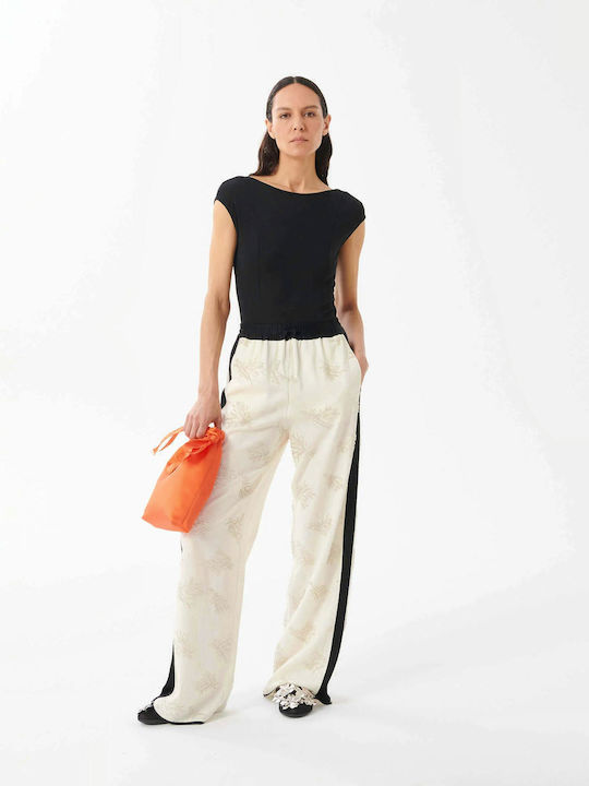 Beatrice Women's Linen Trousers Ecru