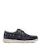 Δερμάτινα Ανδρικά Boat Shoes σε Μπλε Χρώμα