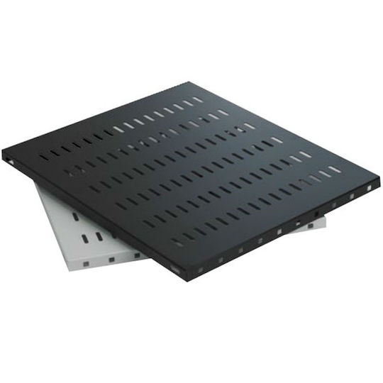 19" Mirsan Mr.sbr80.01 Рак шкаф за сървъри 465 x 525 x 25 мм вентилиран 4-точково монтиране 50 кг товар черен