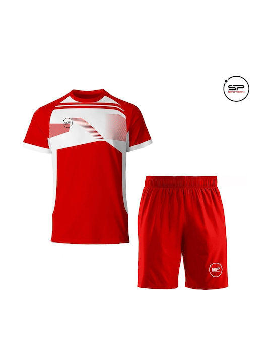 Set fotbal Spot Team roșu alb 091224-05