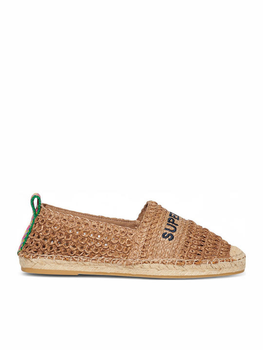 D2 Sdna Raffia Espadrille Γυναικείες Εσπαντρίγιες σε Καφέ Χρώμα