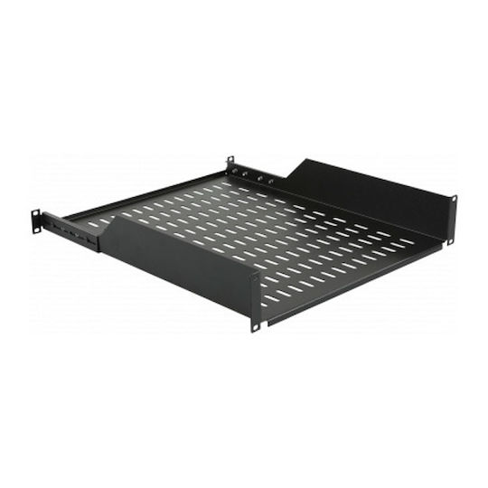 19" Mirsan Mr.hrm2u65.01 Рак шкаф за сървъри 486 X 650 X 88 мм 2U D=650 мм вентилиран 4-точково монтиране 30 кг натоварване черен