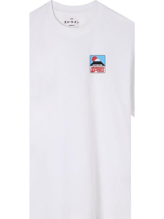 Edwin Sunset On Fuji San T-shirt White