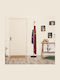 Marble Steel Tree-Shaped Freestanding Coat Rack 5 Hooks Dimensions 172 x 29 cm White Gold Relaxdays