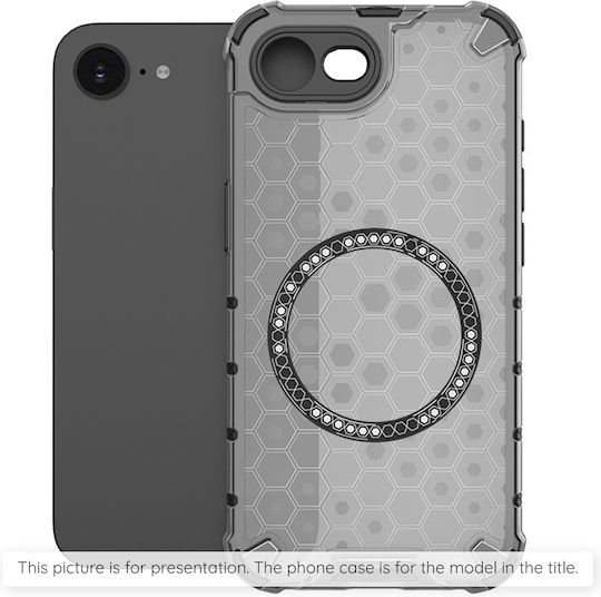 Techsuit Honeycomb Back Cover Silicone Black (Honor Magic6 Lite)