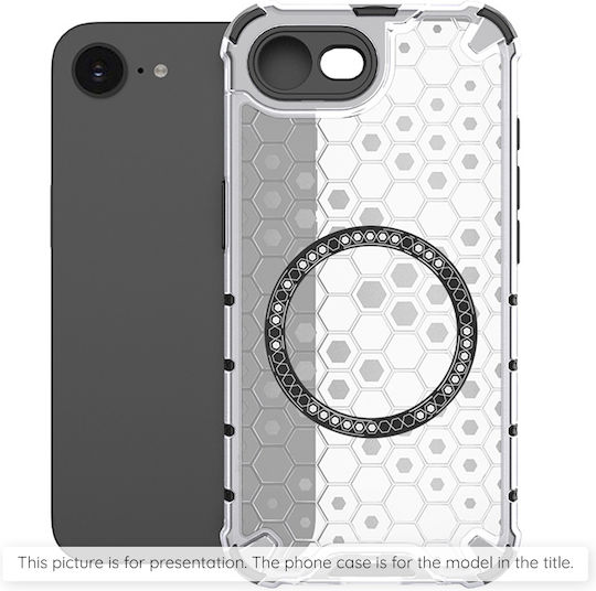 Techsuit Honeycomb Umschlag Rückseite Silikon Weiß (OnePlus Nord 4)