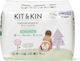 Kit & Kin Scutece cu bandă adezivă Eco Hypoallergenic Nr. 4 pentru 9-14kg 32buc