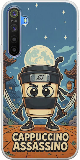 Brainrot Cappuccino Assasino Realme 6 Pro Flexible TPU Transparent Silicone