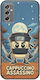 Brainrot Cappuccino Assasino Samsung Galaxy M13 4G Black TPU Black Silicone