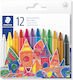 Set Creioane cu Ceară Staedtler Noris 12 Bucăți în Cutie de Carton de 8 mm