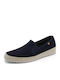 Δερμάτινα Ανδρικά Slip-On Μπλε