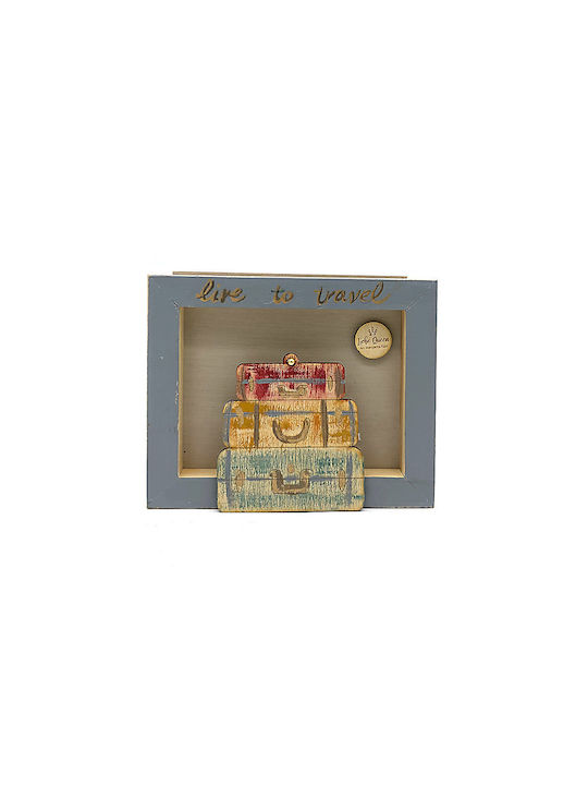 LiebeQueen Κρεμαστό Γούρι Γκρι 12x15cm