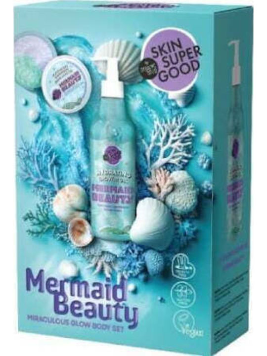 Natura Siberica Mermaid Beauty Skin Care Set for Moisturizing, Body Cleaning & Brightening 2pcs