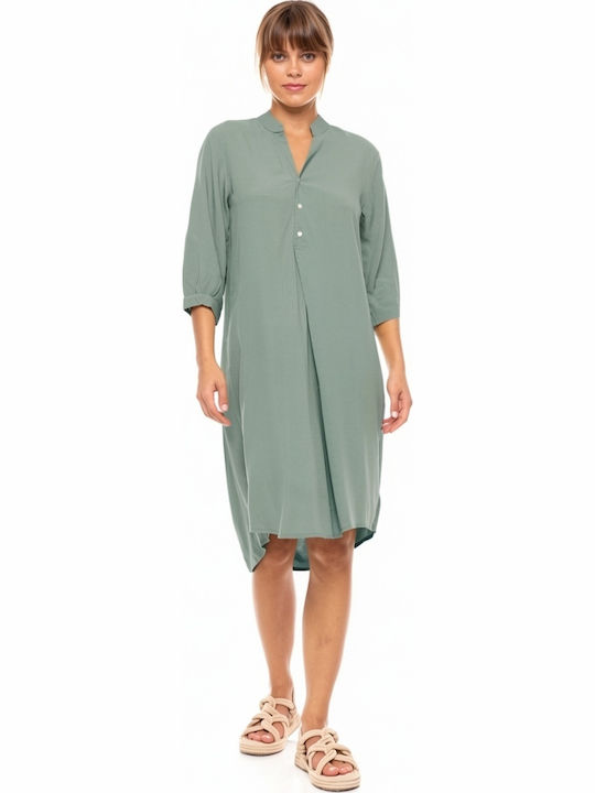 Pink Label Feminin Rochie de Plajă Oil Green