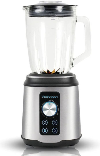 Блендер с Стъклена Кана 1,5 л 1500W Сребрист R-5343
