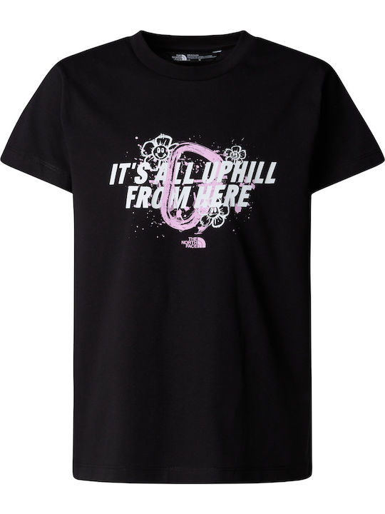 The North Face Παιδικό T-shirt Μαύρο