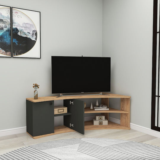 Телевизионни Мебели Termera Pine-антрацит М135xД67.7xВ48.6см