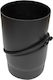 45° Adjustable Black Steel Corner Chimney Pipe ...