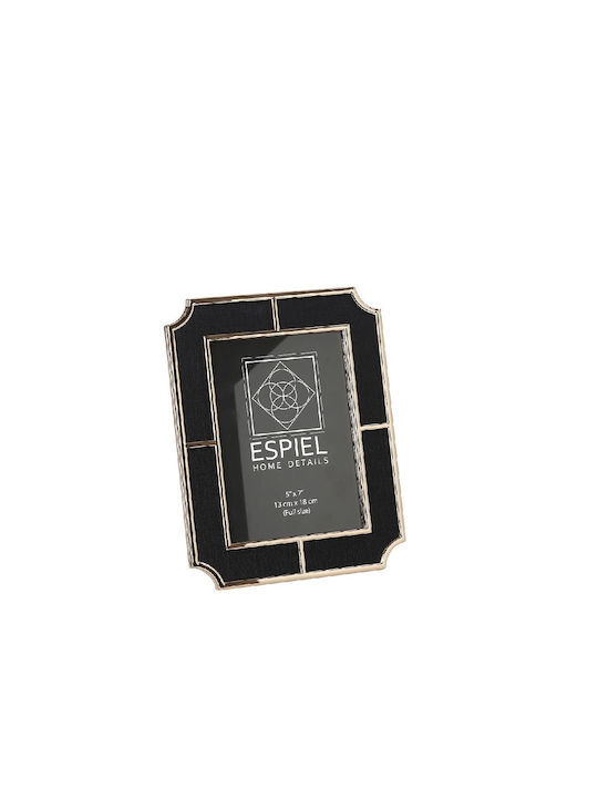 Espiel Metallic Photo Frame with Black Frame Colour 2 Pieces