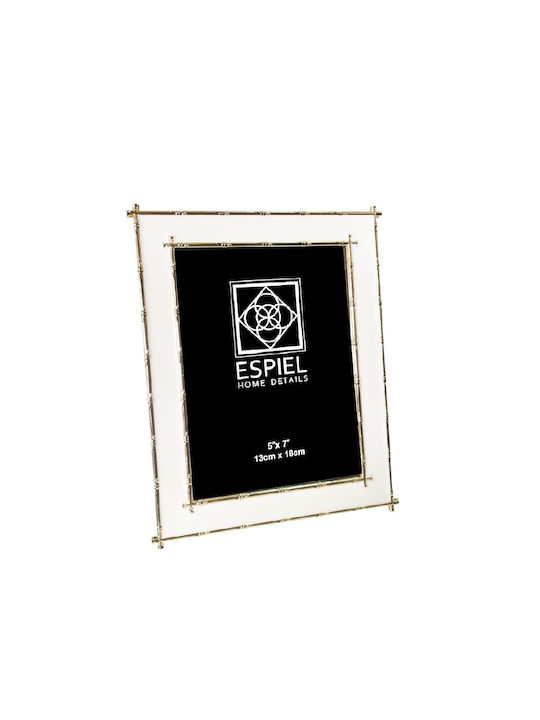 Espiel Metallic Photo Frame With Gold Frame 2 P...