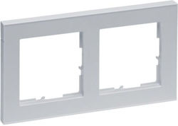 2-Gang Aluminium Frame Seano 765282 Legrand 765282