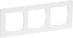 3-Gang White Frame Seano 765183 Legrand 765183