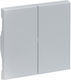 Aluminium Switch Plate Seano 765208 Legrand 765208