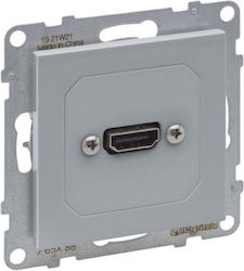 HDMI Mechanism Pre-Wired Aluminium Seano 765288...