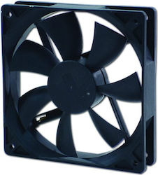 120mm Fan Evercool Ec12025hh12ba 2 Ball Bearing 3 Pin Molex 2900rpm