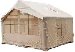 Σκηνή Camping Χακί Φουσκωτή 5 Ατόμων
