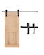 Vevor Sliding Door Mechanism For Wooden Door 152.4cm Black