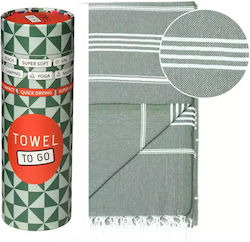 Towel To Go Πετσέτα Θαλάσσης Πράσινη Towel To Go Πετσέτα Θαλάσσης Πράσινη