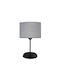 Heronia Tl-05 Metal Table Lamp LED with Gray Shade and Base