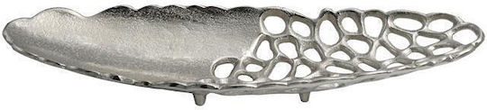 Fylliana Διακοσμητικός Δίσκος Metallisch Fl8849 Oval 44x13x6cm 1Stück