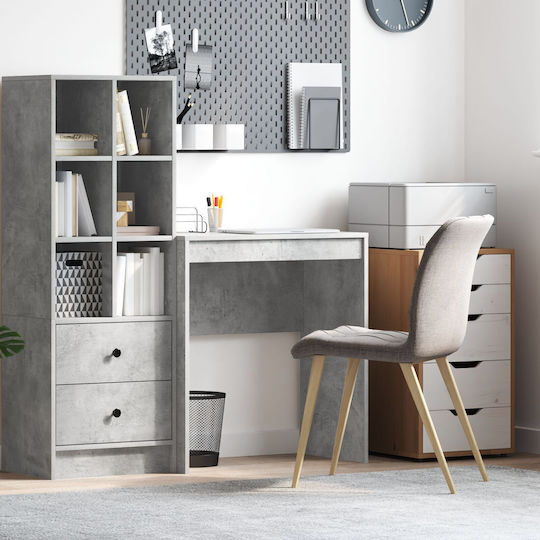 Desk Wooden Grey Concrete 80x40x76cm 869389 | Skroutz.mt